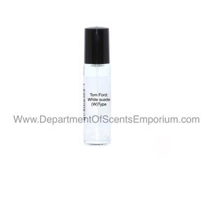 Tom Ford: White Suede (W) Type 1/3 Glass Rollerball